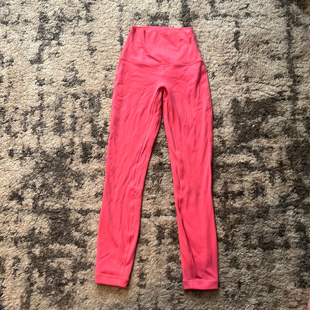lululemon leggings size 0 28"